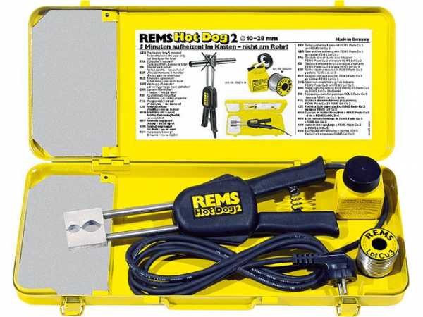 REMS Hot Dog 2 230V 440W im Stahlblechkasten für Cu-Rohr bis 28mm