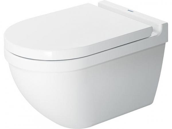 Wand-WC Duravit Starck 3 Tiefspüler, Spülrandlos, weiss