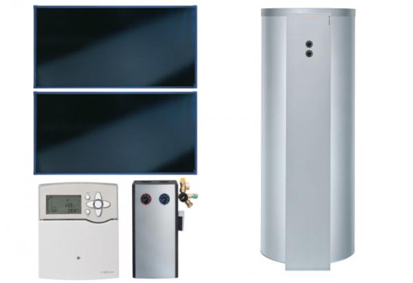 VIESSMANN SK05762 Paket Vitosol 200-FM SH2F 4,6m² TW SD1 Vitocell 100-U 300 l, CVUB