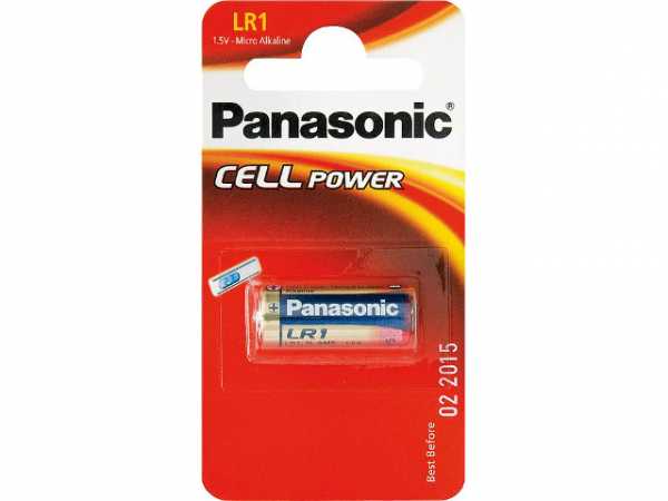 PANASONIC Batterie Alkaline LR1 Lady 1 Stück