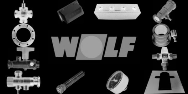 WOLF 8611961 Wandhalter CGB 75-100 RAL 9016(ersetzt Art.-Nr. 8611720)