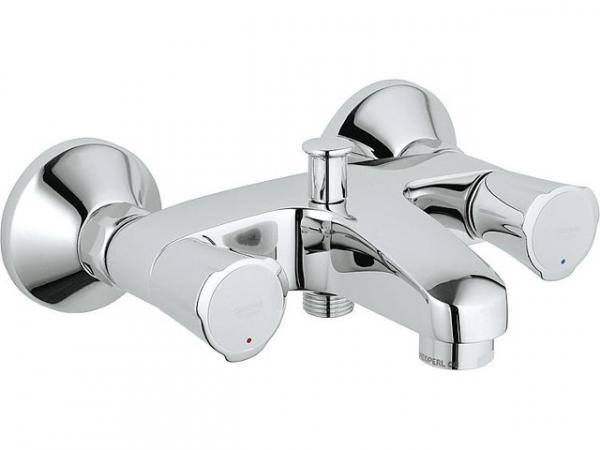 GROHE Wannenbatterie Costa DN 15, Wandmontage, Chrom