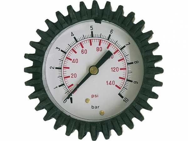 Ersatzmanometer für Reifenfüller mit Schutzkappe