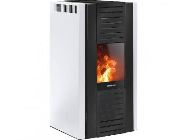 Pelletofen Justus Sirkos Seidenweiß, 6,0 KW