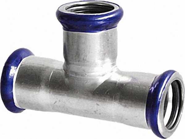 Edelstahl-Pressfitting T-Stück DN 22