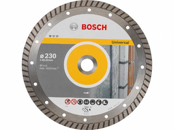 Diamanttrennscheibe BOSCH Universal Turbo Ø 230x22,23x2,5mm