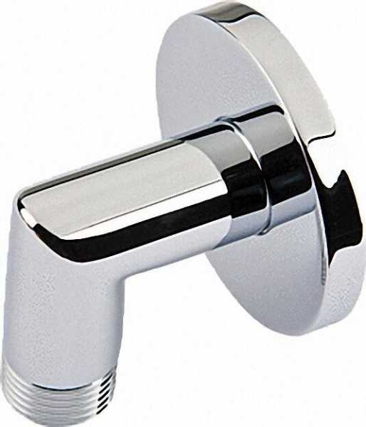 Wandanschlussbogen mit Rosette DN 15, 1/2'' chrom