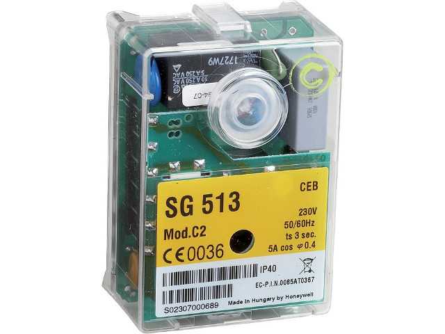 Feuerungsautomat SG513 Mod. C1/C2 13.011.099 Ref.-Nr.: 13011099 Feuerungsautomat SG513 Mod. C1/C2 13.011.099 Ref.-Nr.: 13011099