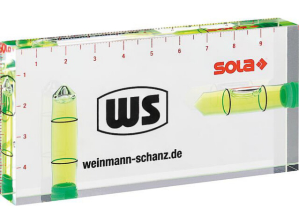 WS Mini-Wasserwaage Sola R 100 100x50x15mm