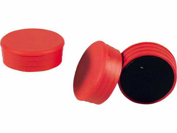 Organisationsmagnete Größe 35x14mm Farbe rot, 1 Stück