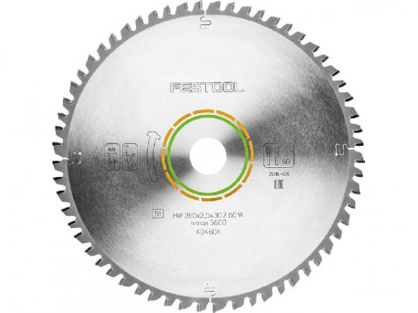 Kreissägeblatt Festool 225 x 30 x 2,6 mm, Zähne 48