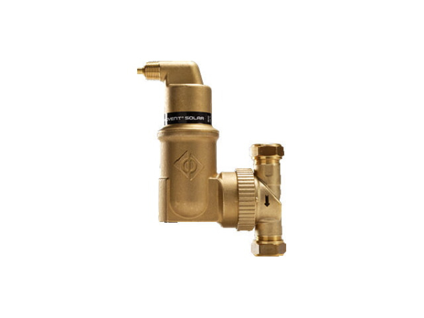 Buderus SpiroVent Luftabscheider Solar Universal AutoClose 28mm Messing bis 180°C 10bar