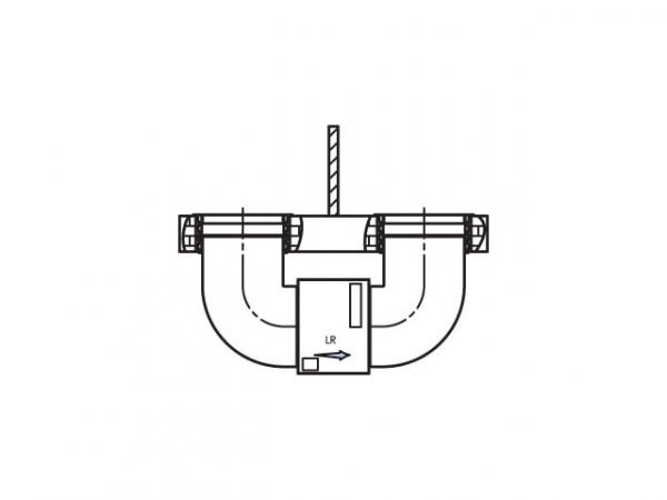 Buderus 7739612634 Logaplus Paket LKP900-3 unten Paket Luftkanäle f. WLW196iIR 11-14