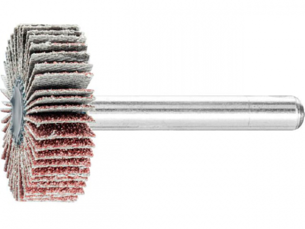 Fächerschleifer Pferd F, d 30 x 10 mm, Schaft-d 6 mm, Körnung A 60