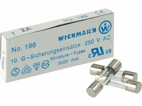 Vaillant Sicherung T 2A 0020067507 ersetzt 25-1955+13-0037 10 Stück