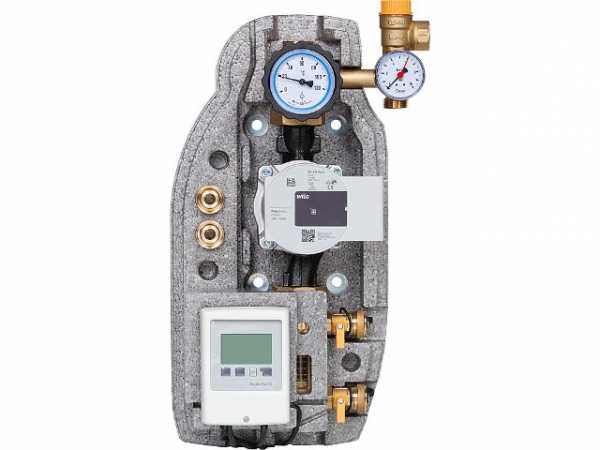 Solarstation Easyflow DN25(1') Einstrang, 2-12l/min,m.Regelung, Wilo Para ST25/6