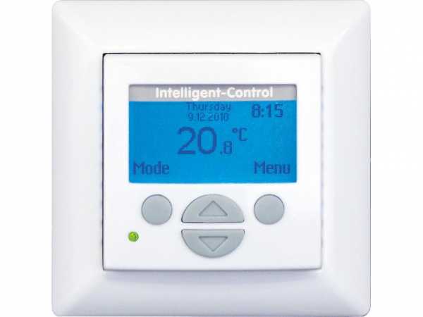 Uhrenthermostat Intelligent-Control für elektrische Fußbodenheizung