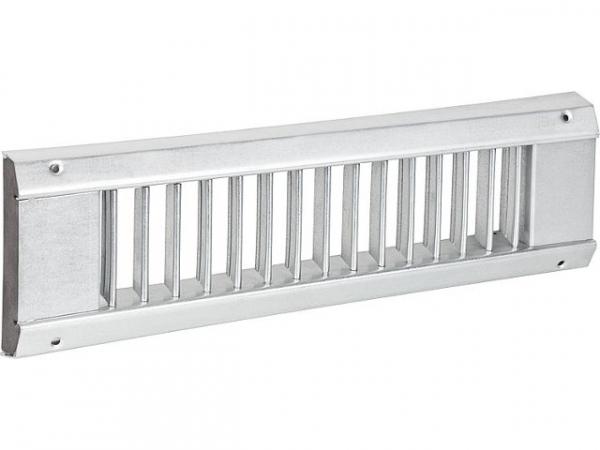 Rohreinbaugitter RGS verzinkt 425 x 75mm, mit verstellbaren Lamellen