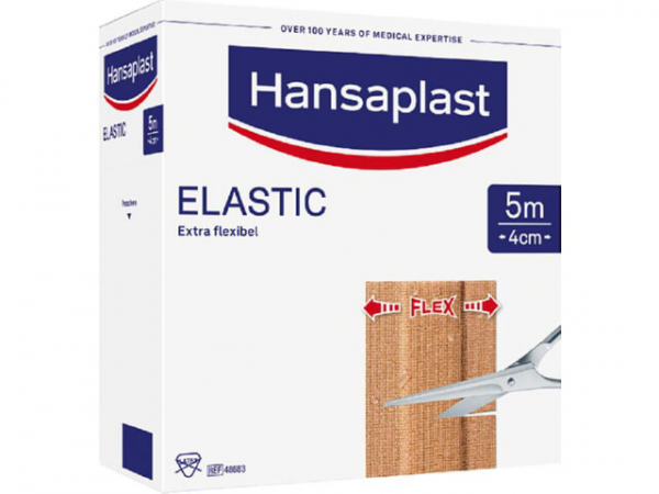 Wundpflaster Hansplast ELASTIC 5 m x 4 cm