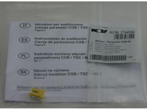 WOLF 274409499 Parameterstecker 50KW(ersetzt Art.-Nr. 2744094, 8611197)