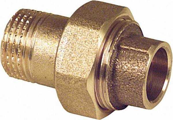 Rotguß-Lötfittings 4331g Verschraubung flachdichtend 28-R 1'' AG