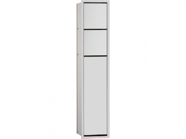 WC-Modul emco (Public) asis 150 809 mm aluminium Anschl. Links