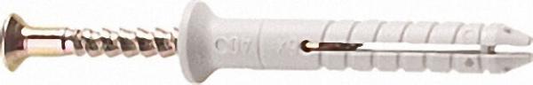 Nageldübel mit Senkkopf 5 x 40mm Nylon/Stahl / VPE 100 Stück
