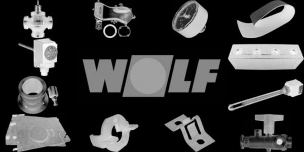 WOLF 2484326 Seitenverkleidung hinten links obeninkl. Befestigungsmaterial weiß