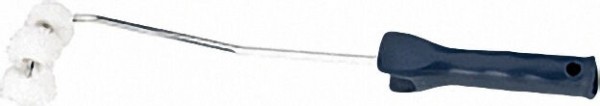 Rohrroller 6mm / 42 cm 3er mit Bügel Kanaperl 12mm weiss