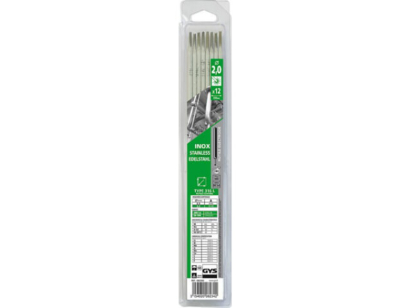 Edelstahl-Elektroden - 316 L - d 2,0 mm - Blister VPE 12