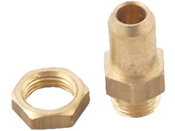 WOLF 2425046 Prüfnippel R 1/8 mit Mutter, Abgas