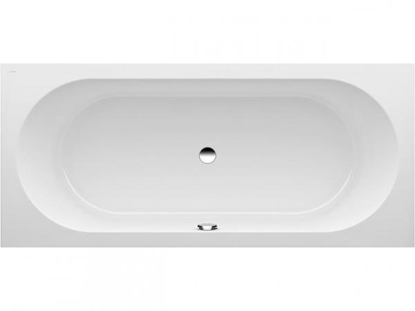 Laufen Pro Einbau-Badewanne Marbond, mit Ecken, BxHxT: 1800x580-620x800mm, weiß