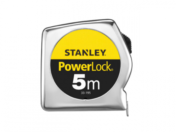 Stanley Bandmaß Powerlock Kunststoff 5m/25mm 1-33-195