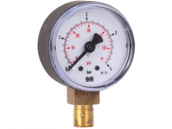 Manometer NG 40 radial 0 bis 4 bar