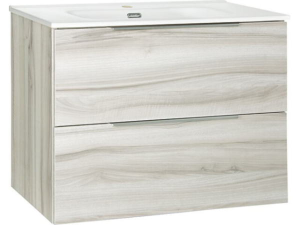 WTU+Mineralguss-WT Bali, Nuss, 2 Auszüge, 810x620x460mm