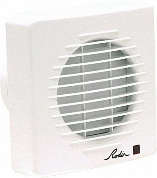 Wohnraum-Ventilator Typ HEF-100 P Einbau in Rohre/Schächte NW100