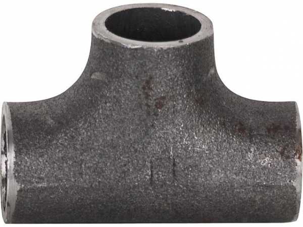 Schweißfitting schwarz T-Stück 88,9mm DN80 (3")