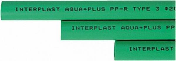 PPR Rohr Aqua-Plus d = 25x4,2mm, Stange 1,95m