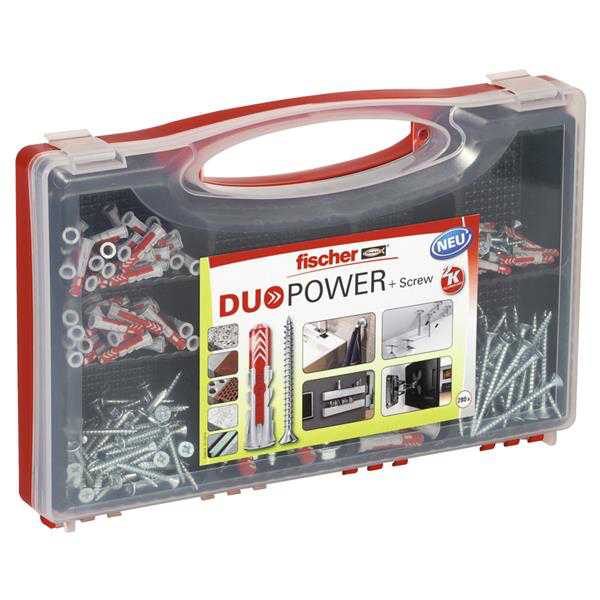 Fischer Red Box DuoPower SET 5, 6, 8 und 10 inkl. Schrauben 536091, 140 Teile