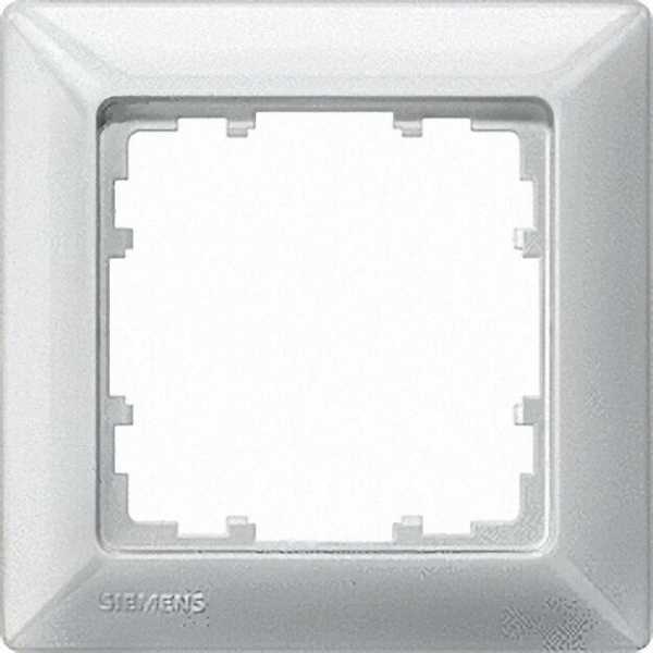 Rahmen 80-mm-Maß 1fach, 80mm x 80mm titanweiß / 1 Stück