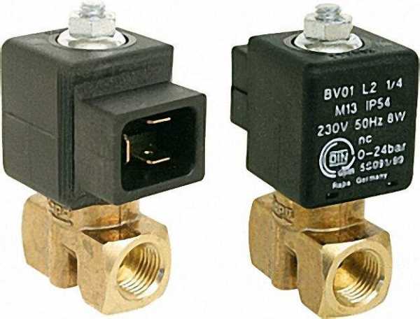 Rapa Ölmagnetventil BV 0.1 L 2 1/4''M13 230 V 50HZ 8W Wechselstrom