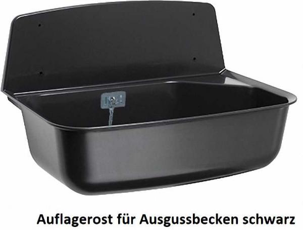 Auflagerost für Ausgussbecken schwarz