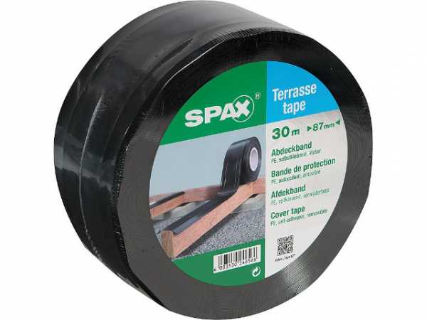 Terassenklebeband SPAX zum Schutz der Holzkonstruktion B=87mm, L=30m, Stärke 0,5mm