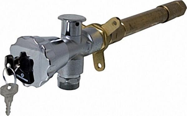 SCHLÖSSER Außenarmatur frostsicher 1/2'' DVGW-geprüft Rohrbelüfter, abschließbares Oberteil