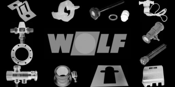 WOLF 2800112 Brennereinheit mit Brennerlanzen/Zündbrenner/Zündgasleitung undBrennerdüsen für Erdgas E/H