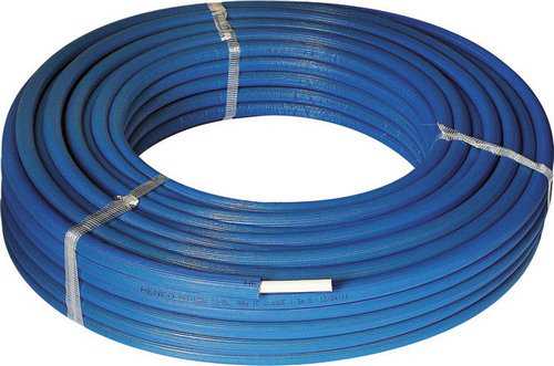 Buderus Logafix Rohr 26x3 50m Bd.13mm iso.(blau) RIXc (PE-Xc/AL/PE-Xc) Presskontur BE