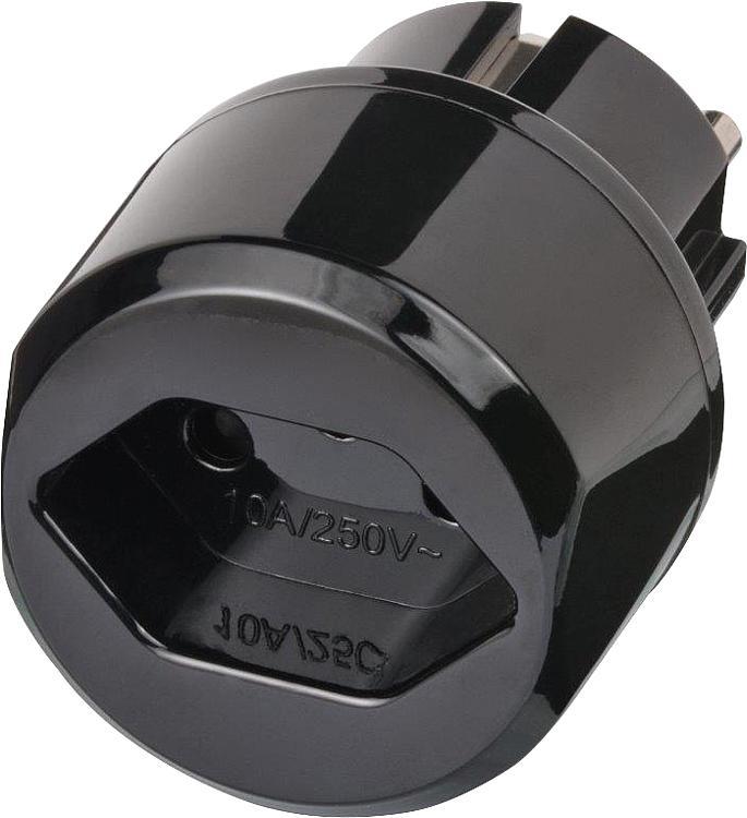 Adapterstecker: Schweiz auf Schutzkontakt-Stecksystem Adapterstecker: Schweiz auf Schutzkontakt-Stecksystem