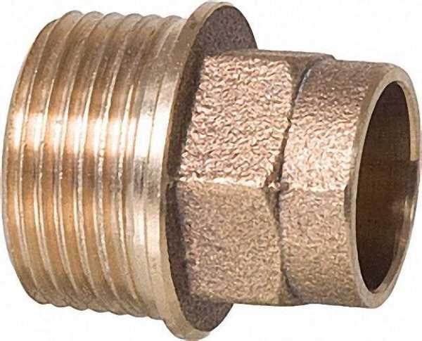 Rotguß-Lötfittings 4243g Übergangsnippel mit Außengewinde 12-R 1/2''