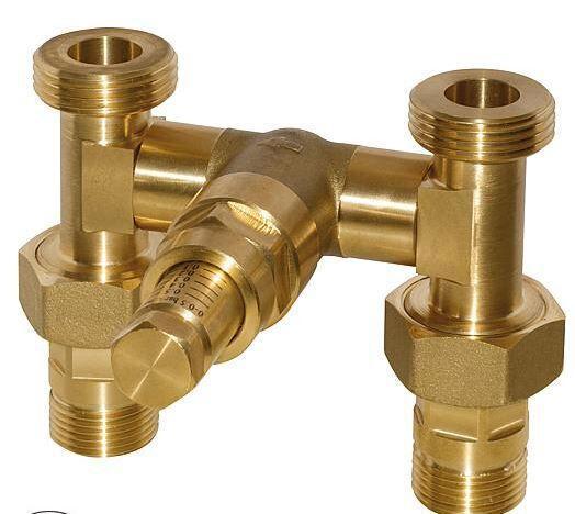 Differenzdruck-Überströmventil Easyflow,DN20(3/4") AGxDN25(1") AG flachdichtend