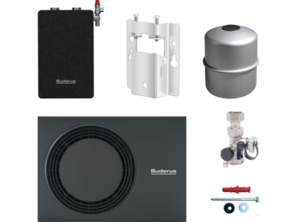 Buderus Gas-Brennwertkessel Logano plus GB192i.2 Paket Logaplus WLW-7 MB A H HYC25 Hybridbox bis 35 kW mit Hybridmanager und Ausdehnungsgefä